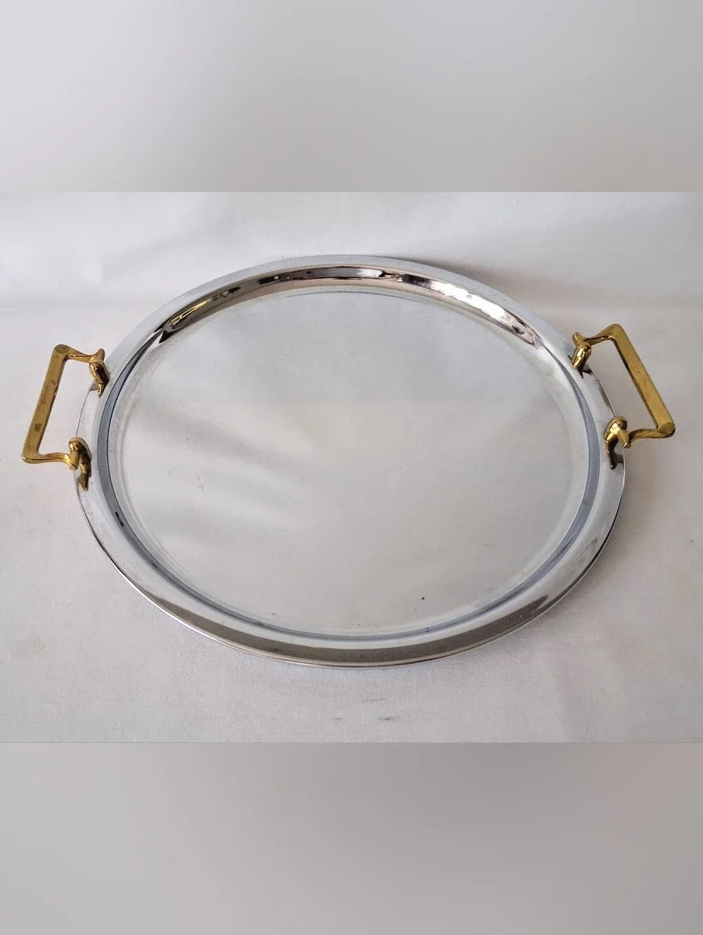 1960s Round Serving Tray - 